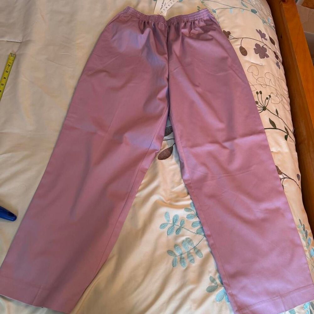 Alfred-dunner Women's Purple and Pink Trousers